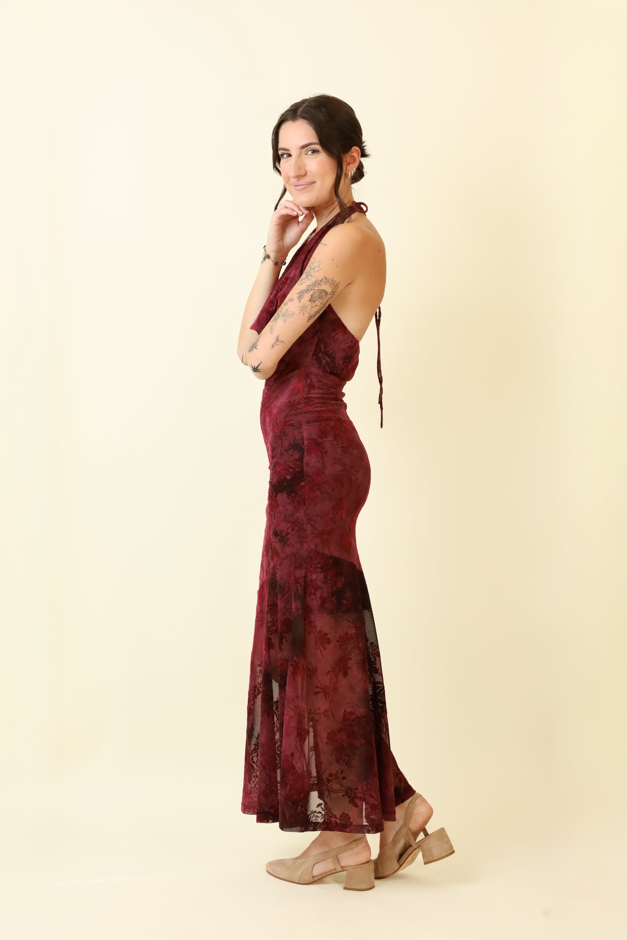 Cabernet Glow Dress-Dresses-Vixen Collection, Day Spa and Women's Boutique Located in Seattle, Washington