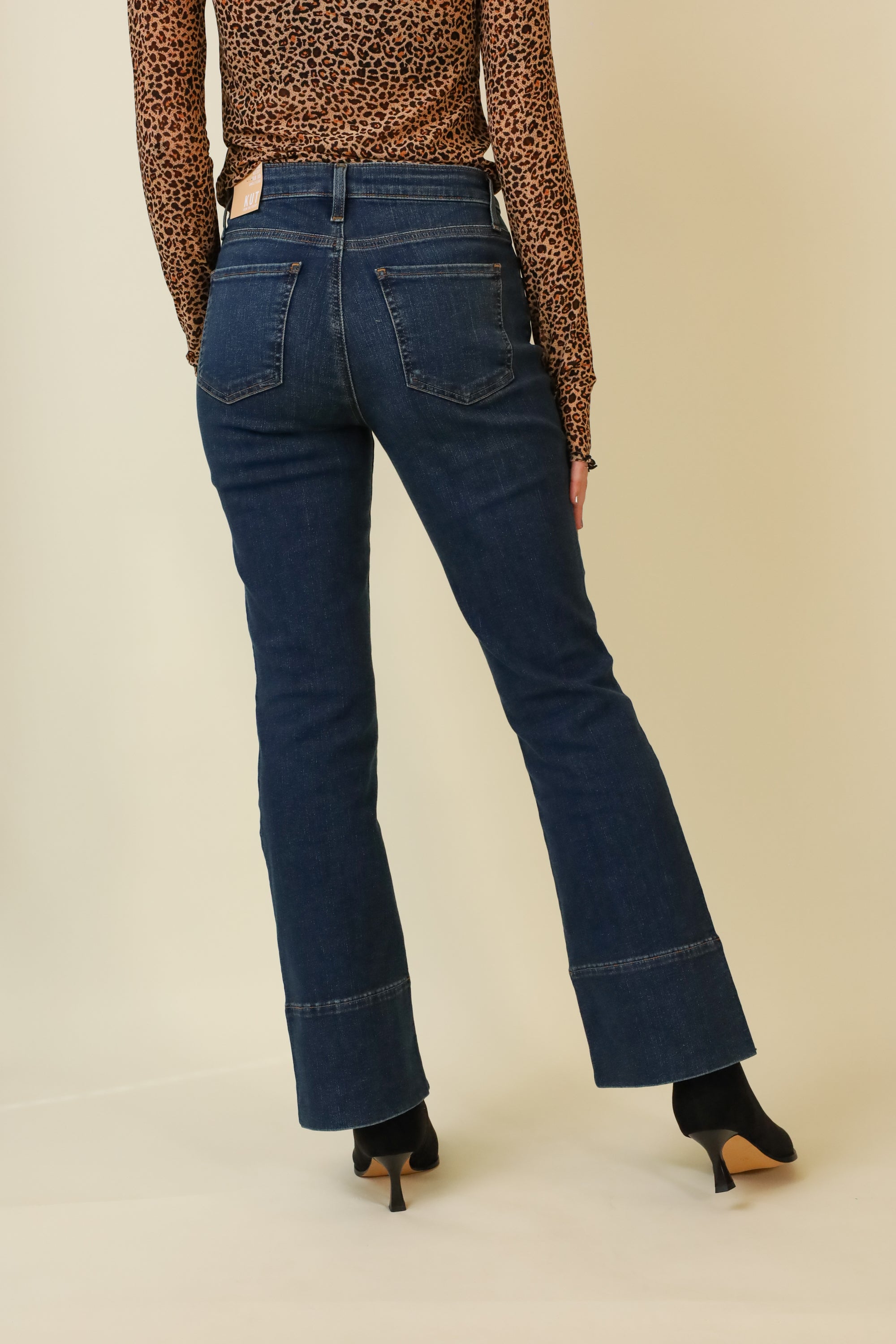 KUT Kelsey Fab Ab Flare Jeans-Denim-Vixen Collection, Day Spa and Women's Boutique Located in Seattle, Washington