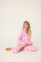 Flamingo Flannel PJ Set-Loungewear Set-Vixen Collection, Day Spa and Women's Boutique Located in Seattle, Washington