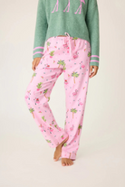 Flamingo Flannel Pant-Loungewear Bottoms-Vixen Collection, Day Spa and Women's Boutique Located in Seattle, Washington