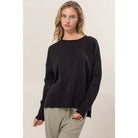 Warm Stride Ribbed Pullover-Sweaters-Vixen Collection, Day Spa and Women's Boutique Located in Seattle, Washington