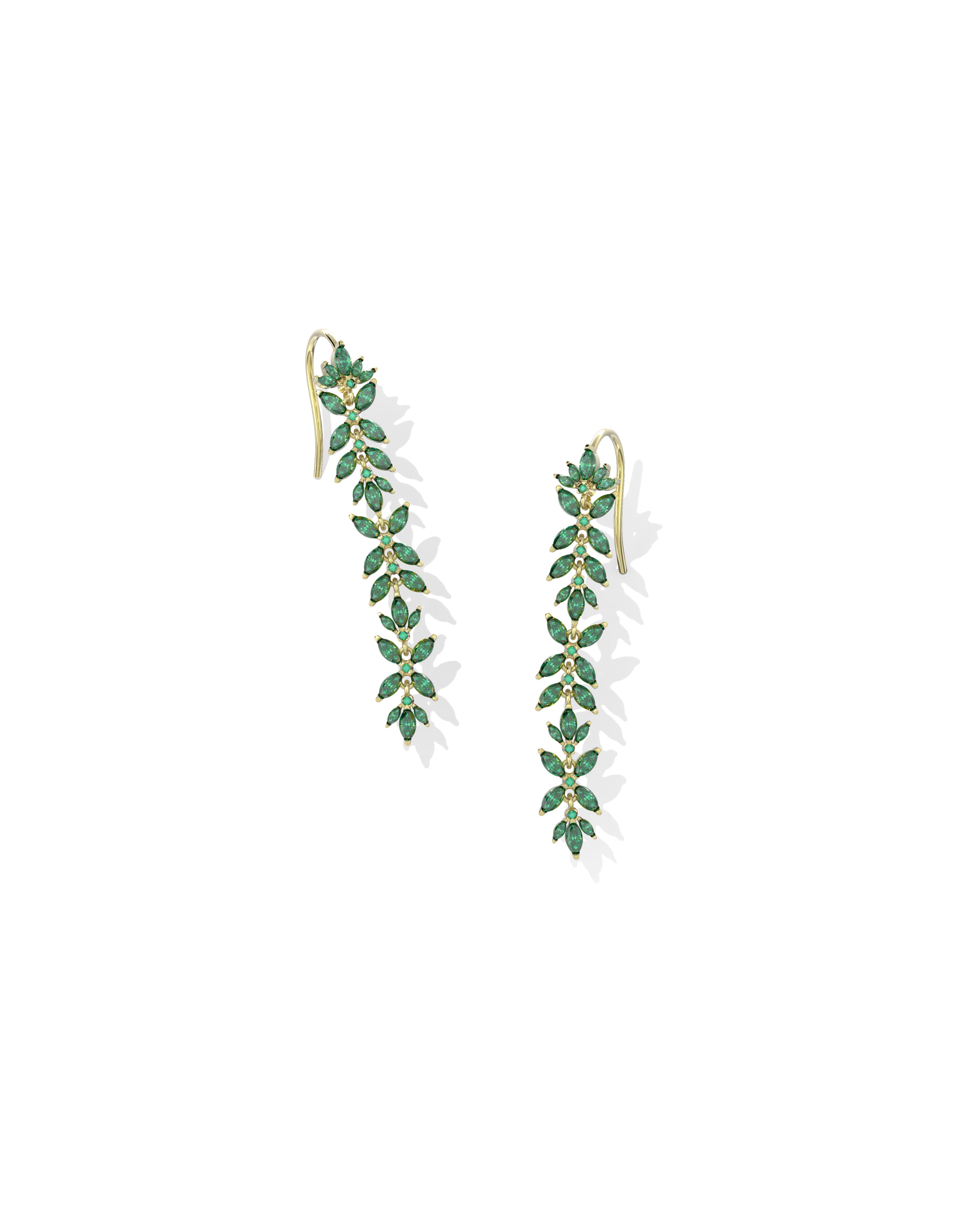 Rosalie Linear Earrings-Earrings-Vixen Collection, Day Spa and Women's Boutique Located in Seattle, Washington