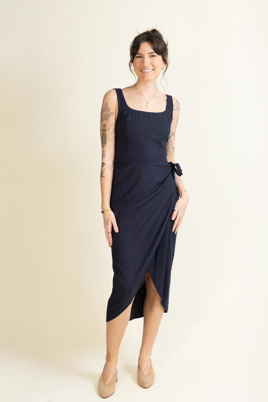 Aradia Wrap Dress-Dresses-Vixen Collection, Day Spa and Women's Boutique Located in Seattle, Washington