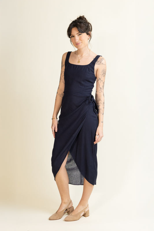 Aradia Wrap Dress-Dresses-Vixen Collection, Day Spa and Women's Boutique Located in Seattle, Washington