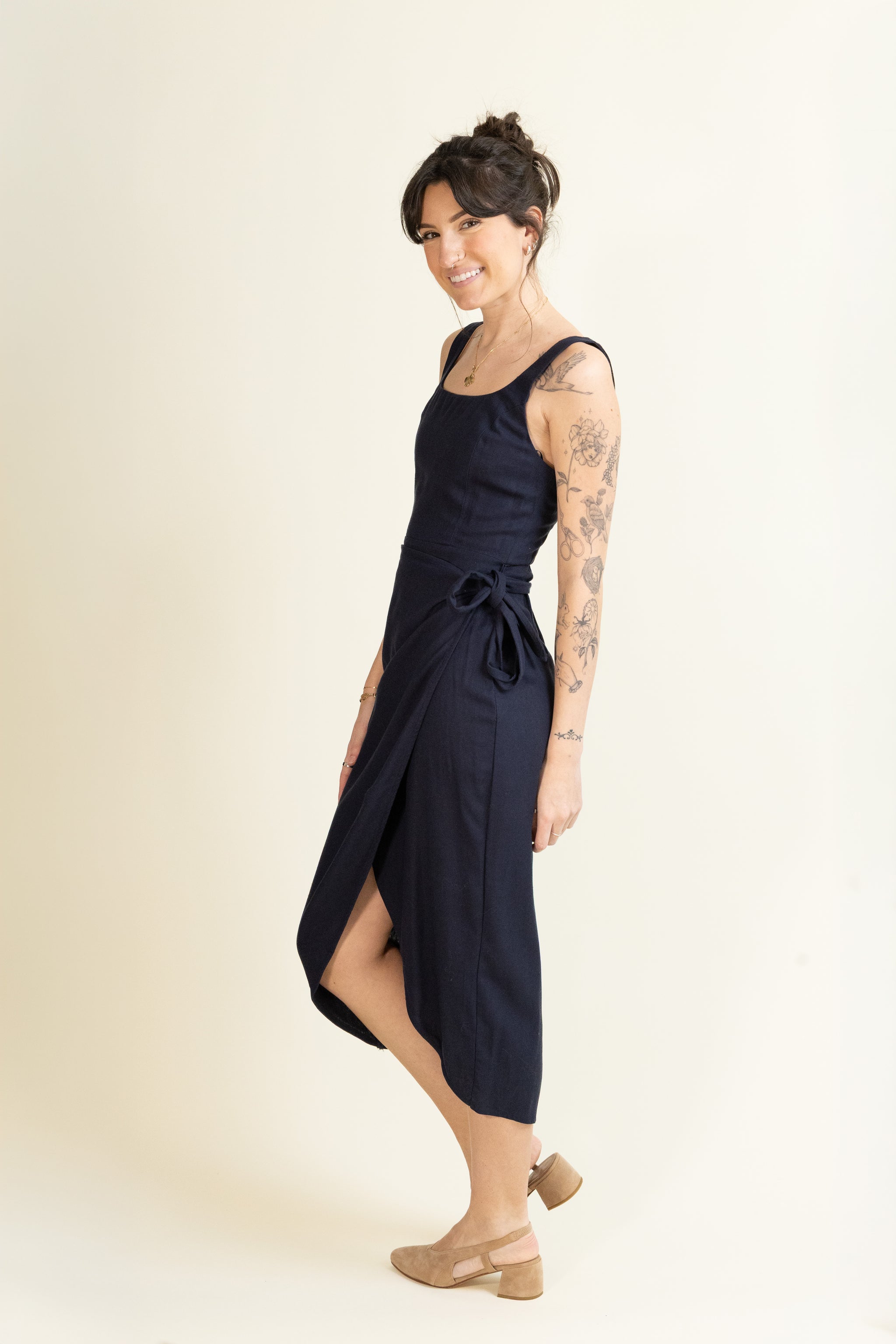 Aradia Wrap Dress-Dresses-Vixen Collection, Day Spa and Women's Boutique Located in Seattle, Washington