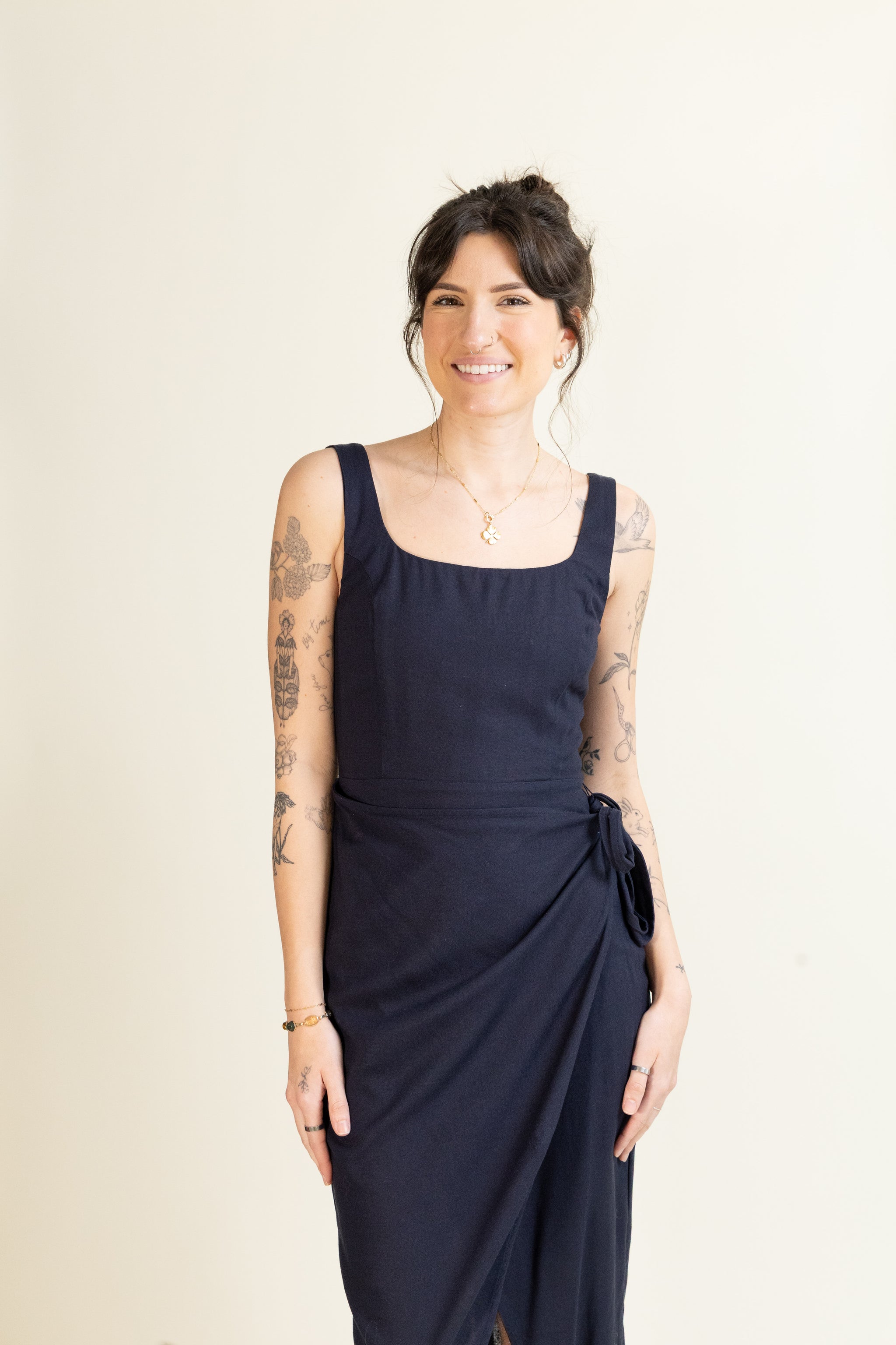 Aradia Wrap Dress-Dresses-Vixen Collection, Day Spa and Women's Boutique Located in Seattle, Washington