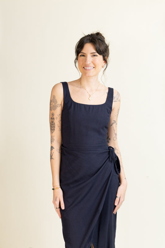 Aradia Wrap Dress-Dresses-Vixen Collection, Day Spa and Women's Boutique Located in Seattle, Washington