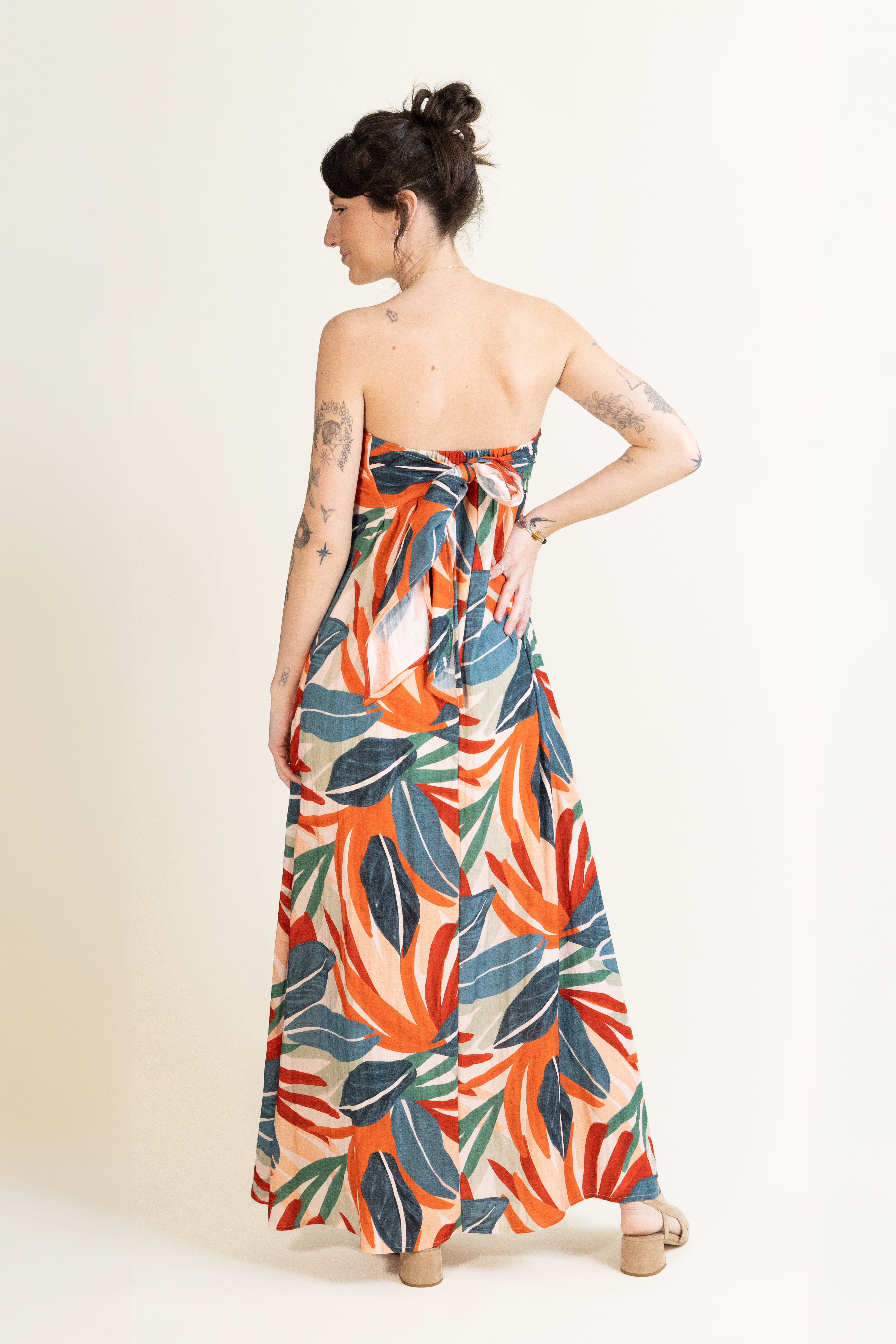 Island Afterglow Maxi Dress-Dresses-Vixen Collection, Day Spa and Women's Boutique Located in Seattle, Washington