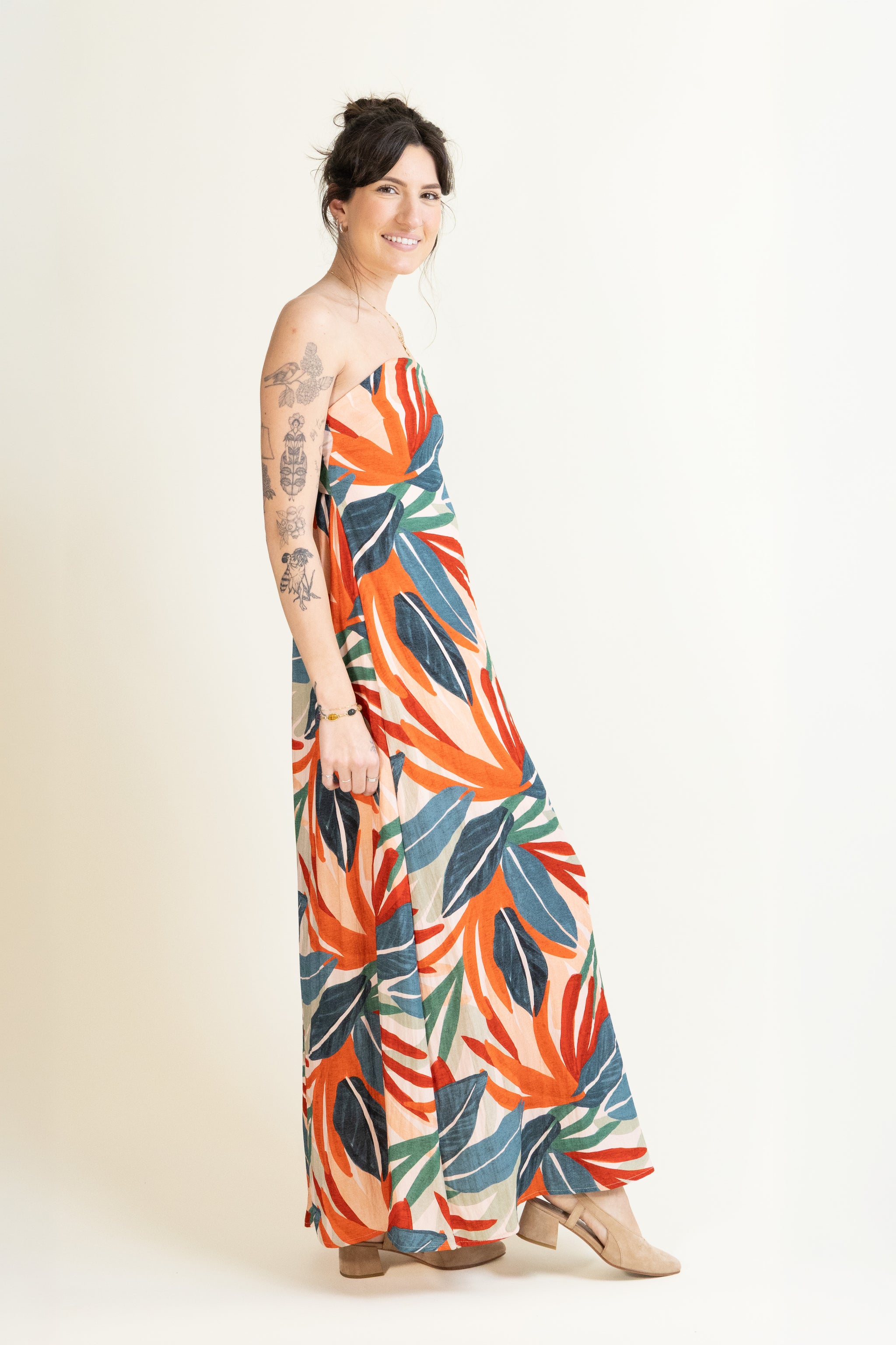 Island Afterglow Maxi Dress-Dresses-Vixen Collection, Day Spa and Women's Boutique Located in Seattle, Washington