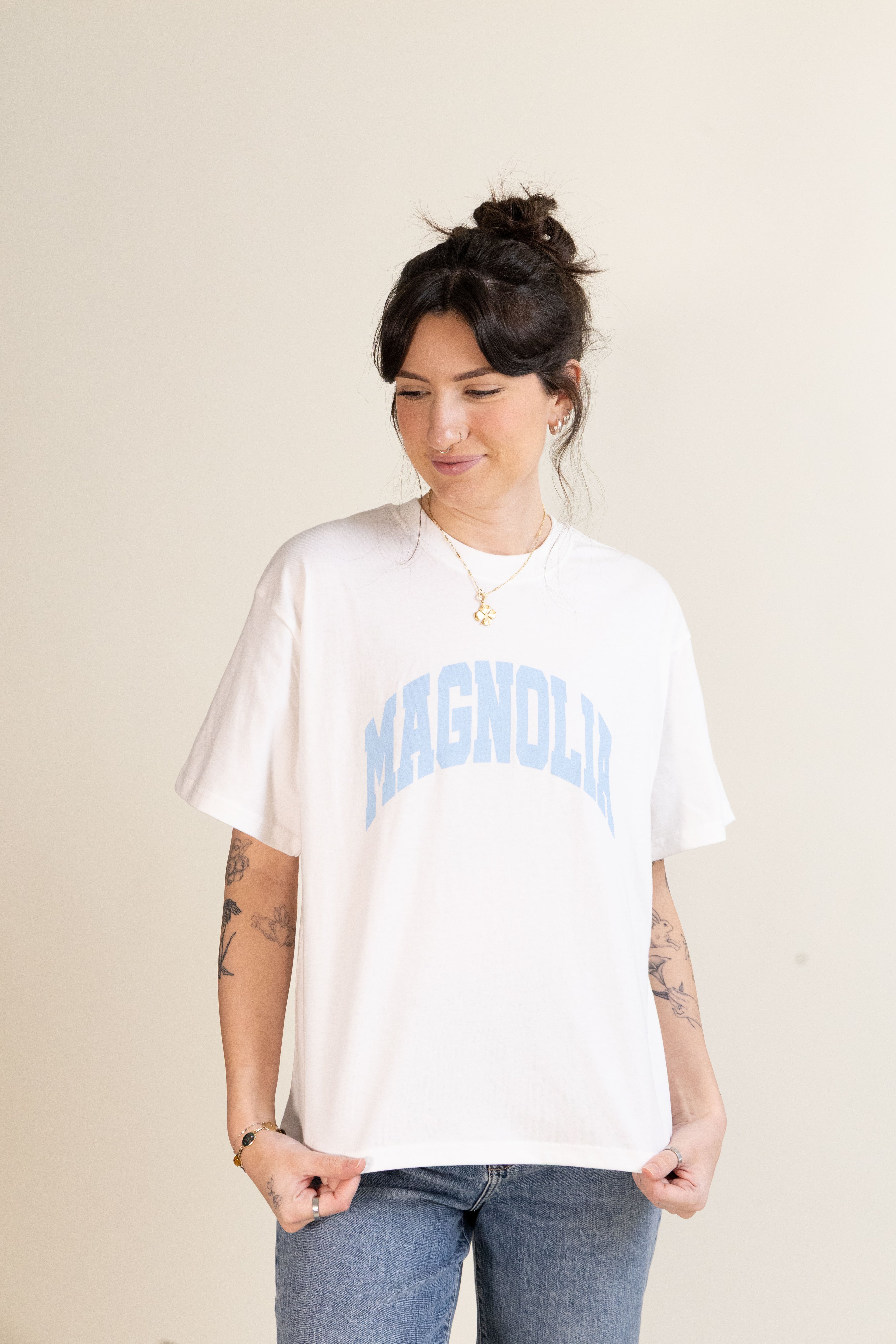 Hometown Bloom Tees-Short Sleeves-Vixen Collection, Day Spa and Women's Boutique Located in Seattle, Washington