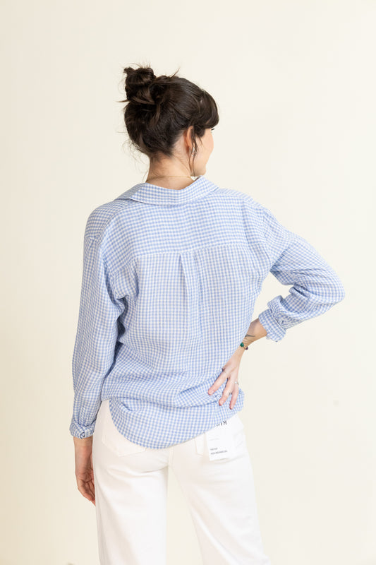 Classic Gingham Top-Tops-Vixen Collection, Day Spa and Women's Boutique Located in Seattle, Washington