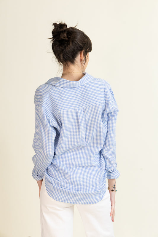 Classic Gingham Top-Tops-Vixen Collection, Day Spa and Women's Boutique Located in Seattle, Washington