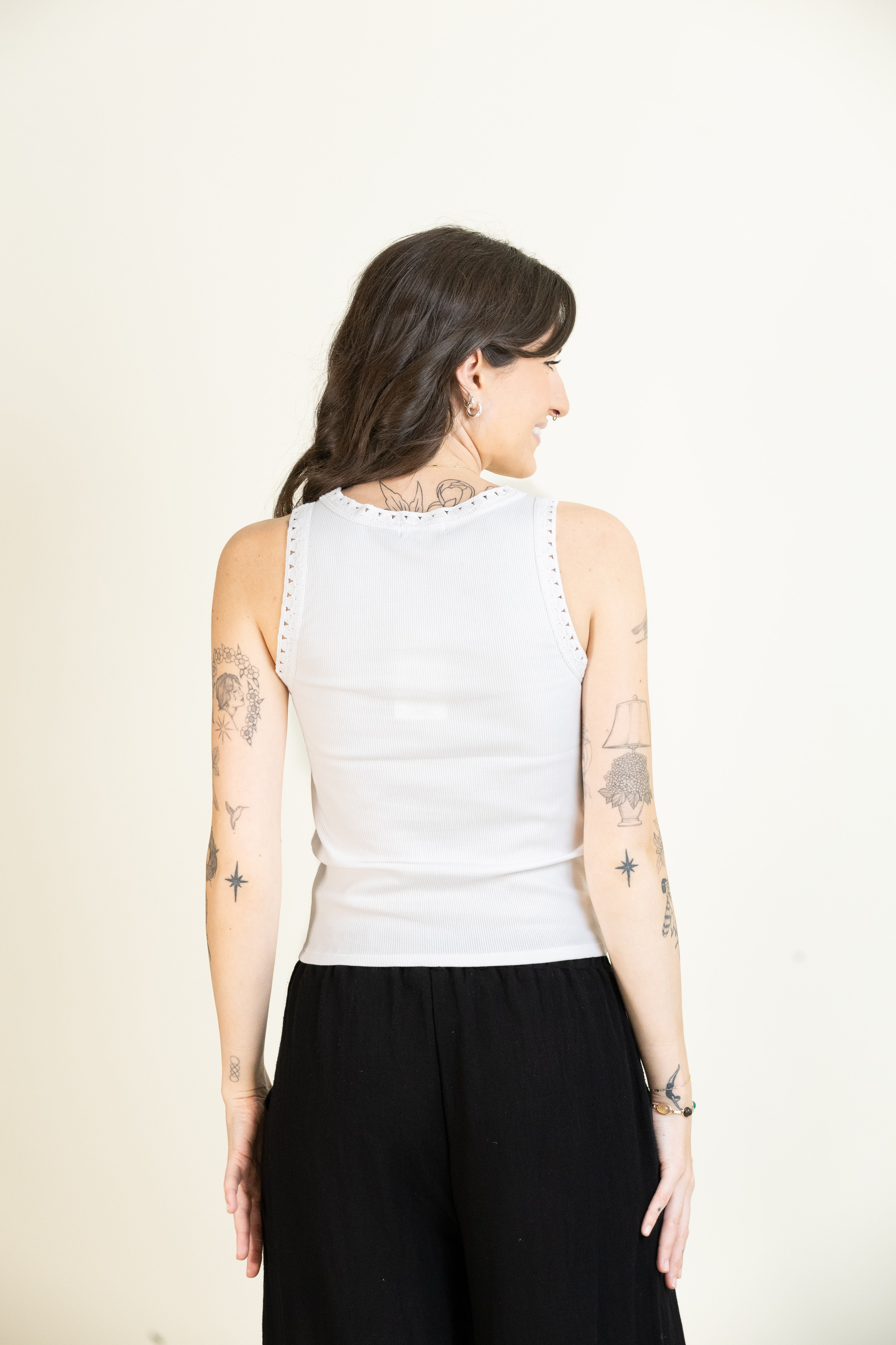 Clarke Rib Tank-Tank Tops-Vixen Collection, Day Spa and Women's Boutique Located in Seattle, Washington