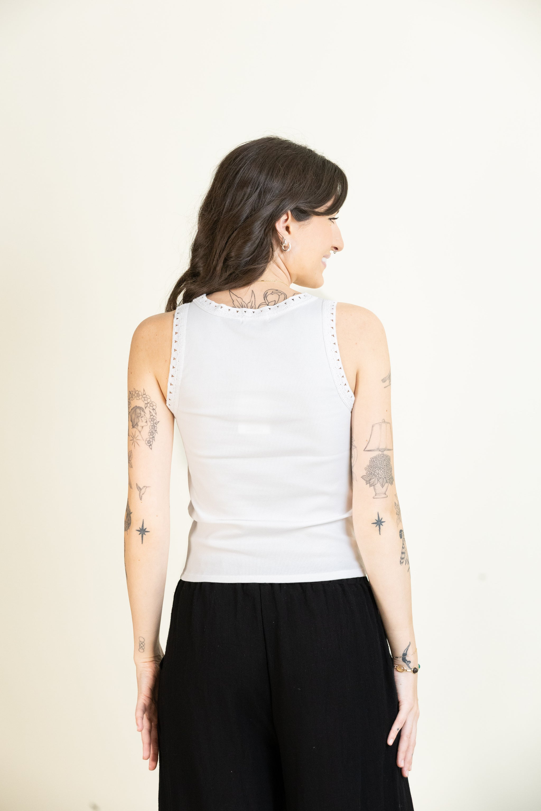 Clarke Rib Tank-Tank Tops-Vixen Collection, Day Spa and Women's Boutique Located in Seattle, Washington