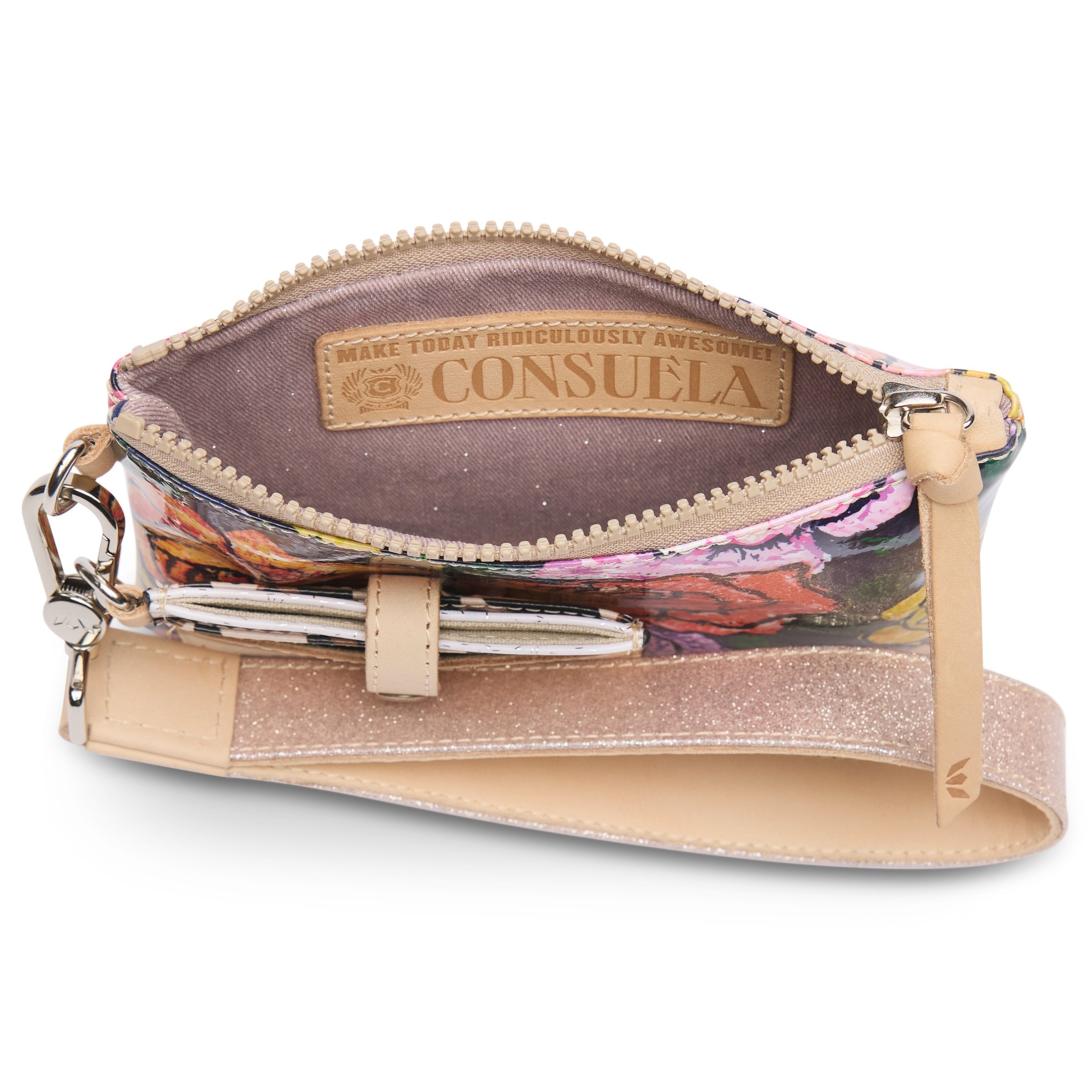 Consuela Rose Print Wristlet | Vixen Collection