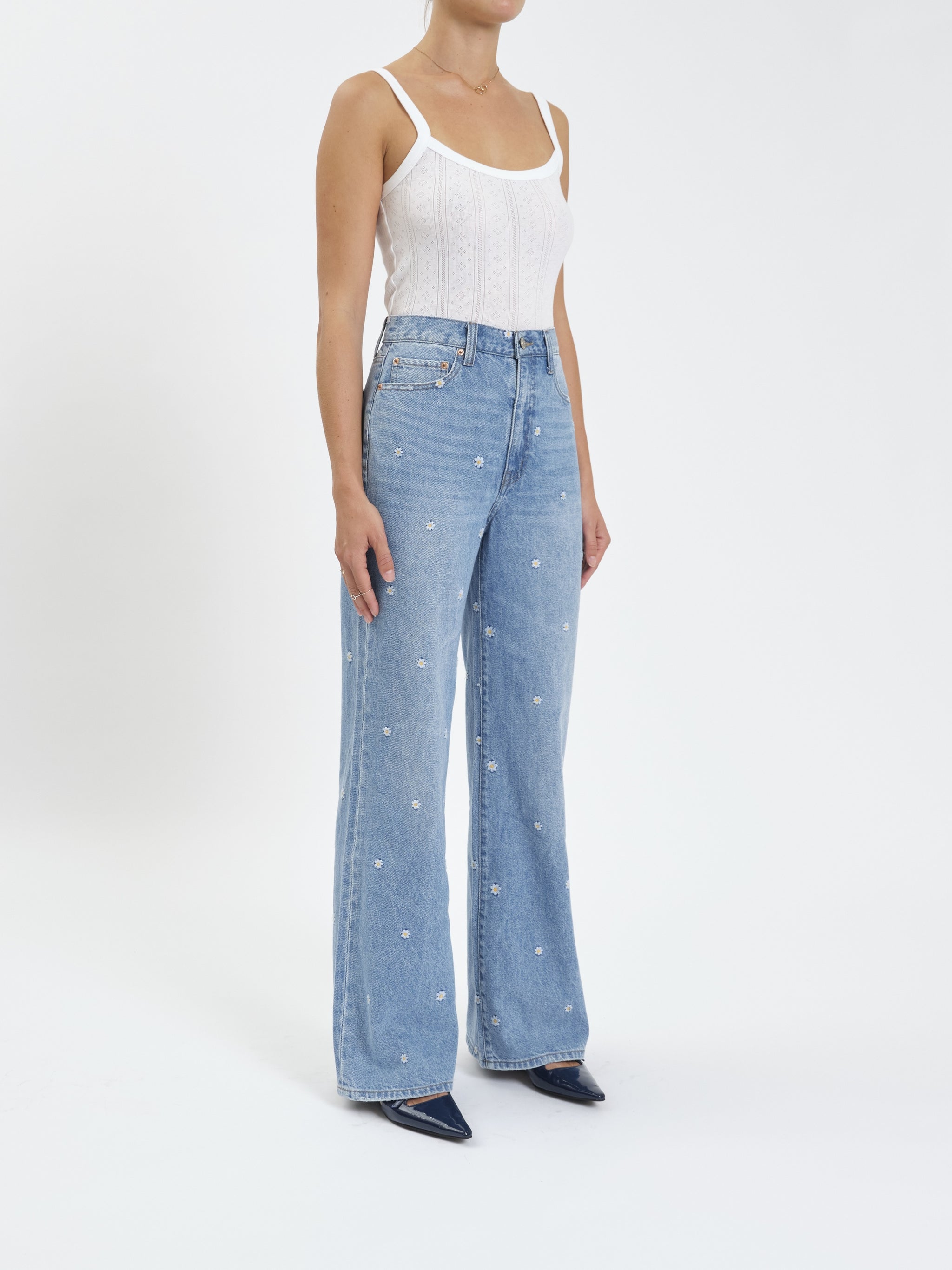 DAZE Far Out Wide Leg-Denim-Vixen Collection, Day Spa and Women's Boutique Located in Seattle, Washington