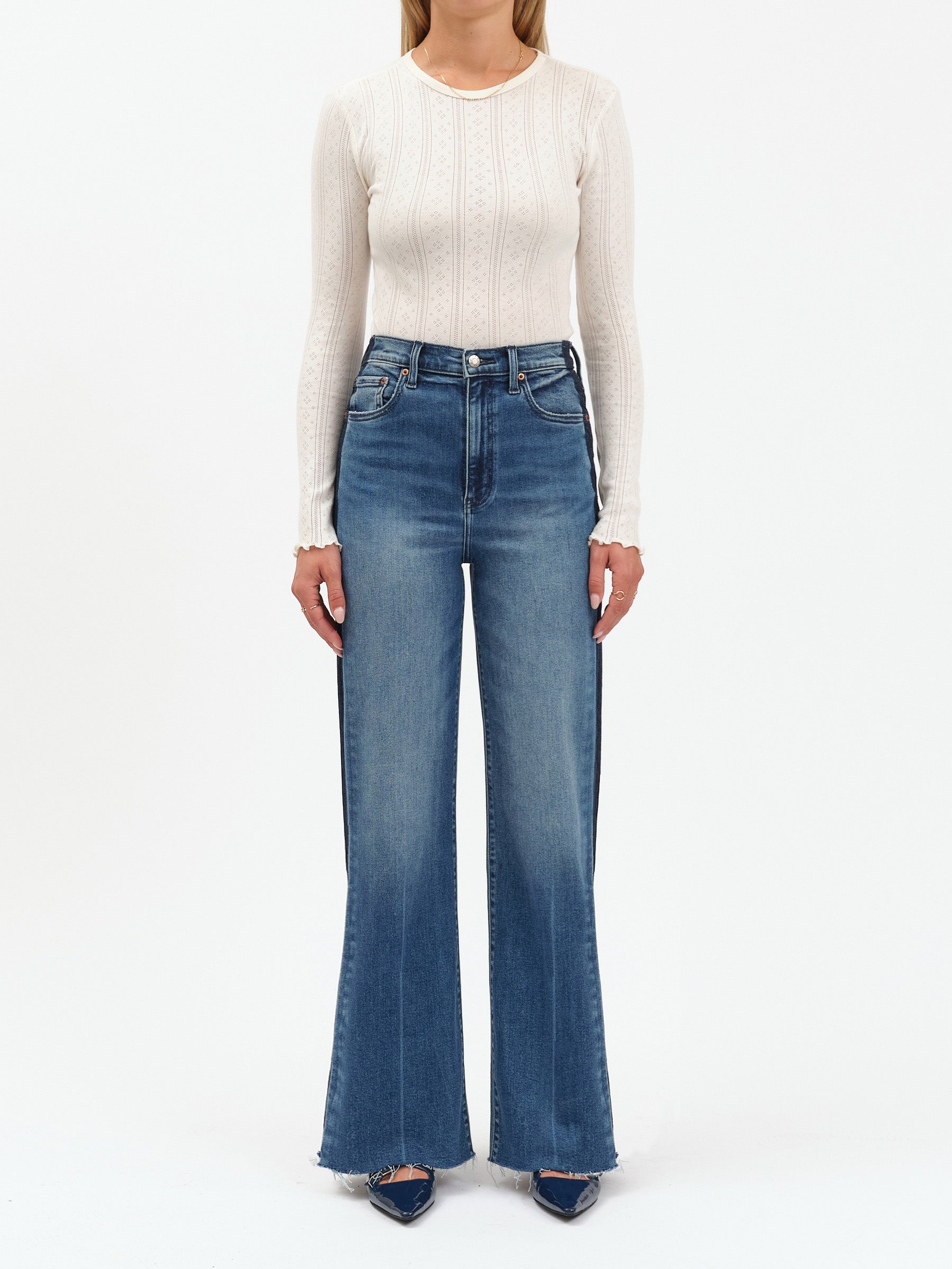 DAZE Far Out Wide Leg-Denim-Vixen Collection, Day Spa and Women's Boutique Located in Seattle, Washington