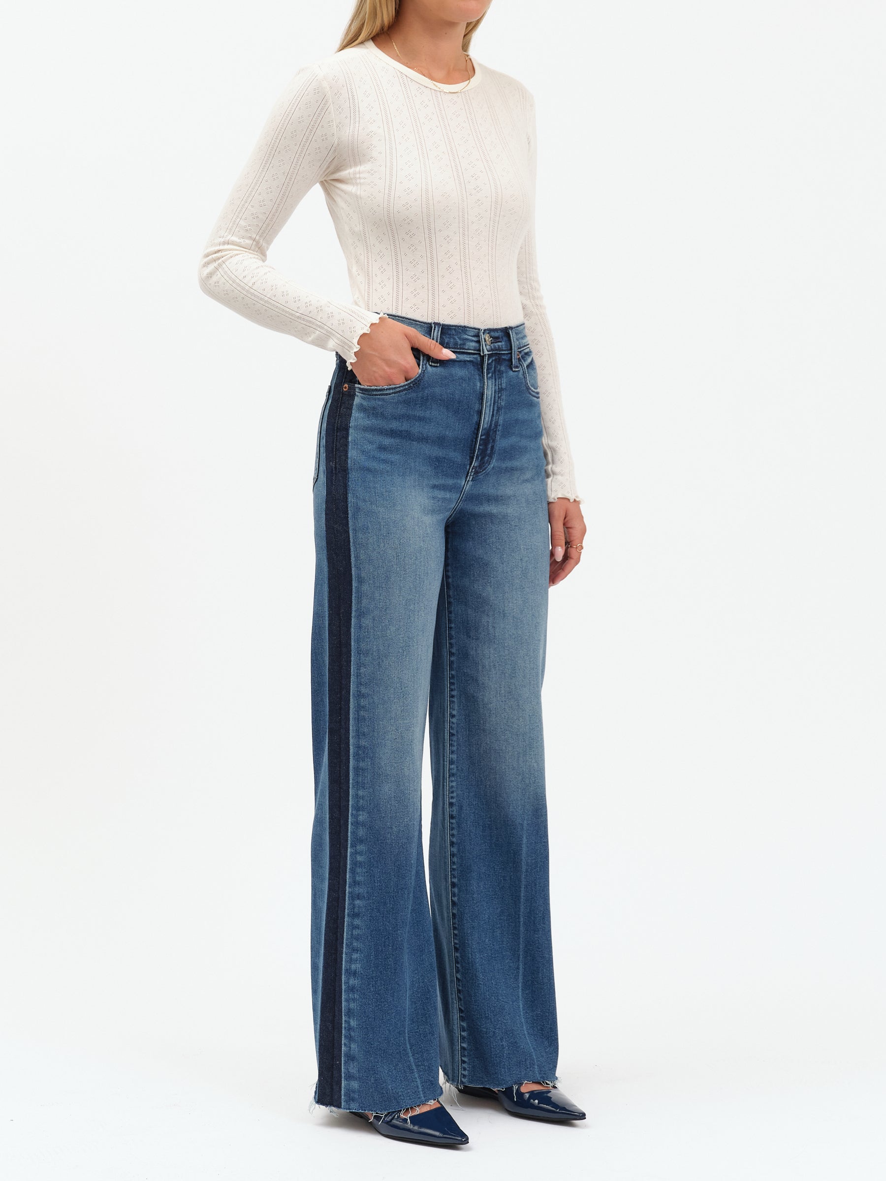 DAZE Far Out Wide Leg-Denim-Vixen Collection, Day Spa and Women's Boutique Located in Seattle, Washington