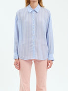 Lotus Button Up Shirt-Long Sleeves-Vixen Collection, Day Spa and Women's Boutique Located in Seattle, Washington