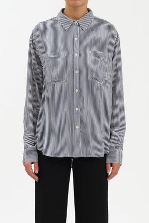 Palisades Button Up Top-Long Sleeves-Vixen Collection, Day Spa and Women's Boutique Located in Seattle, Washington