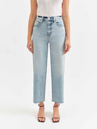Daze Pleaser High Rise Wide Ankle Jeans-Denim-Vixen Collection, Day Spa and Women's Boutique Located in Seattle, Washington
