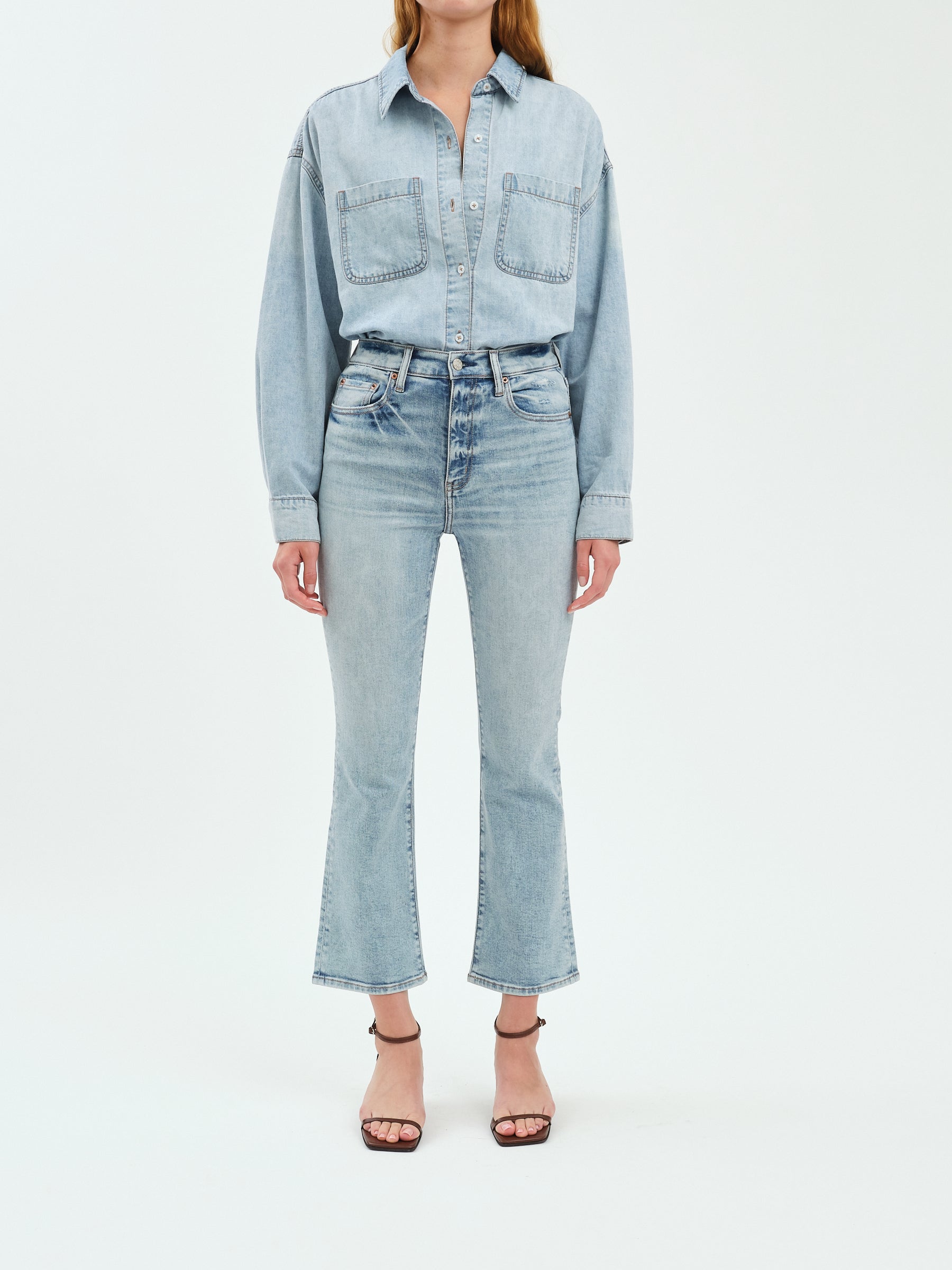 Shy Girl Flare Jeans-Denim-Vixen Collection, Day Spa and Women's Boutique Located in Seattle, Washington