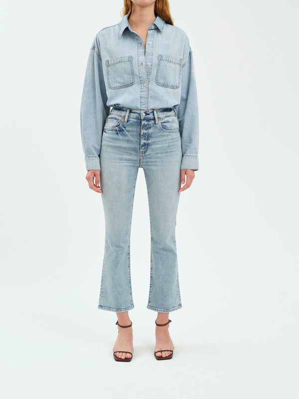 Shy Girl Flare Jeans-Denim-Vixen Collection, Day Spa and Women's Boutique Located in Seattle, Washington