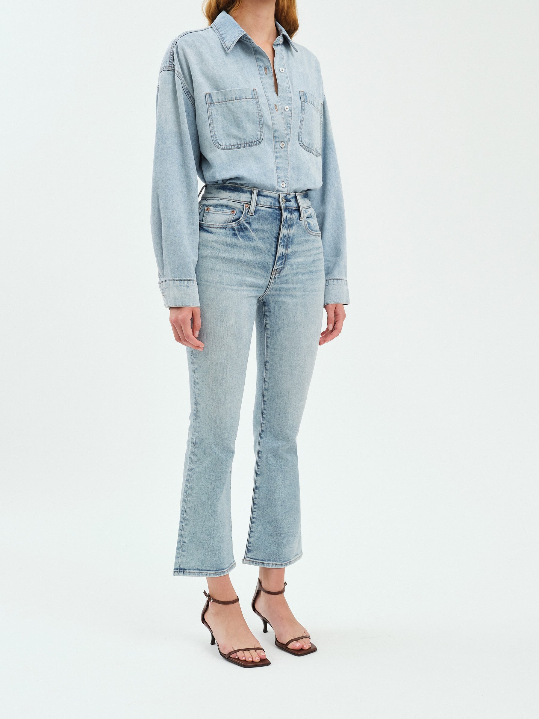 Shy Girl Flare Jeans-Denim-Vixen Collection, Day Spa and Women's Boutique Located in Seattle, Washington