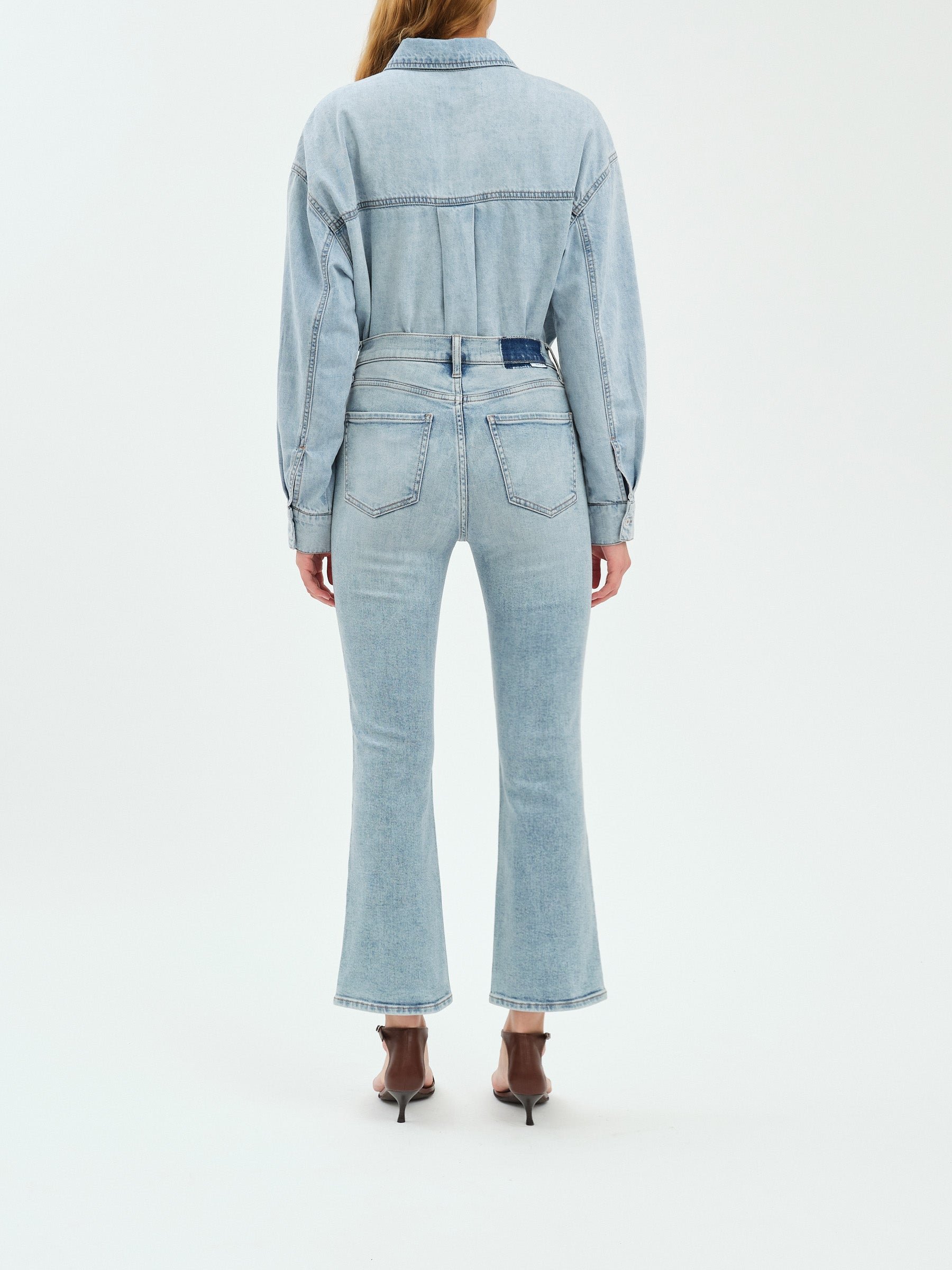 Shy Girl Flare Jeans-Denim-Vixen Collection, Day Spa and Women's Boutique Located in Seattle, Washington