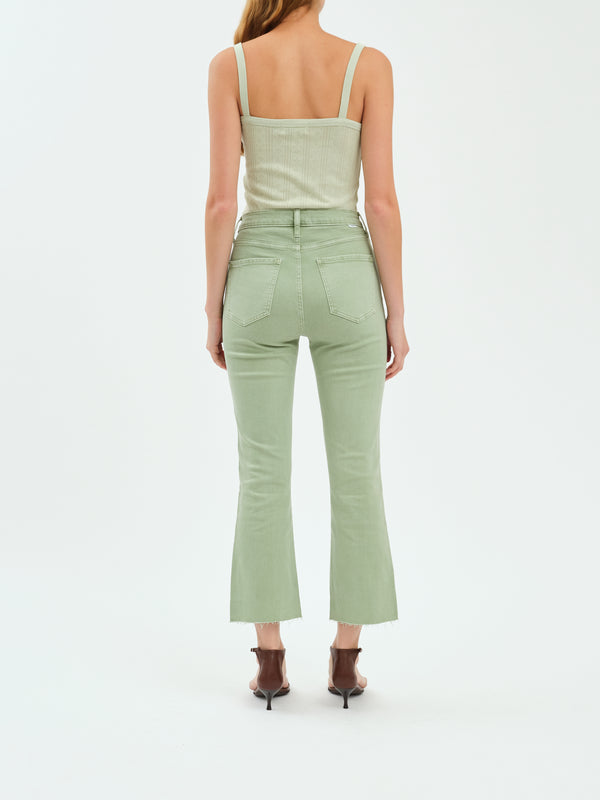 Shy Girl Crop Flare Jeans-Denim-Vixen Collection, Day Spa and Women's Boutique Located in Seattle, Washington
