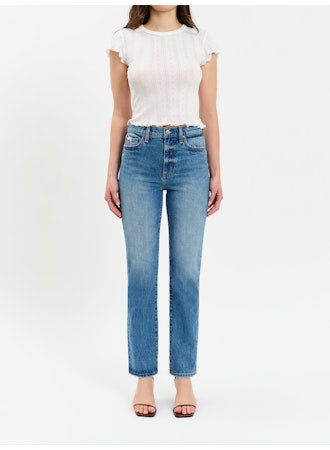 Smarty Pants High Rise Slim Straight-Denim-Vixen Collection, Day Spa and Women's Boutique Located in Seattle, Washington