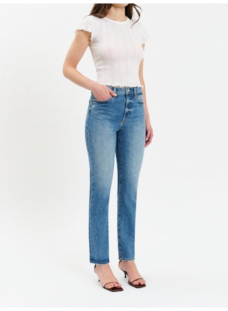 Smarty Pants High Rise Slim Straight-Denim-Vixen Collection, Day Spa and Women's Boutique Located in Seattle, Washington