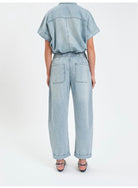 Villa Drawstring Barrel Leg-Denim-Vixen Collection, Day Spa and Women's Boutique Located in Seattle, Washington