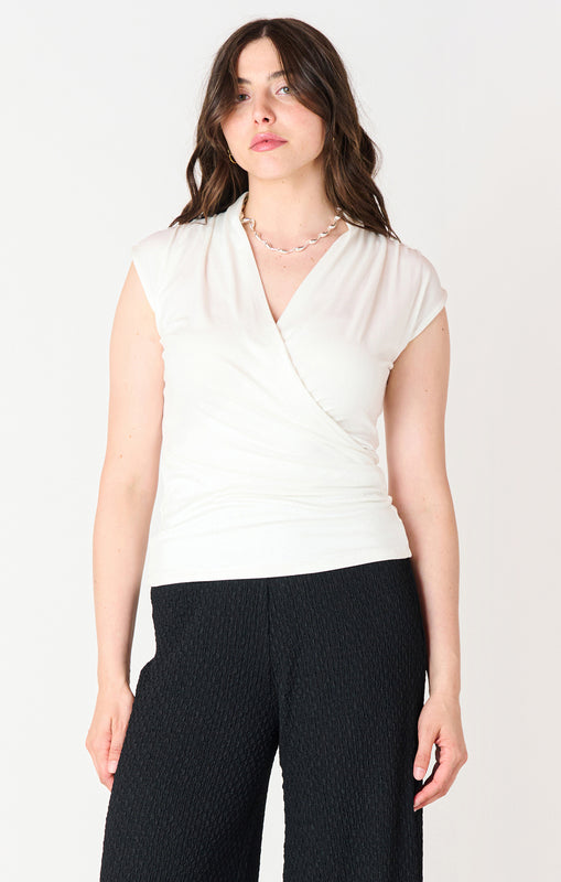 Eliana Draped Tank-Tank Tops-Vixen Collection, Day Spa and Women's Boutique Located in Seattle, Washington