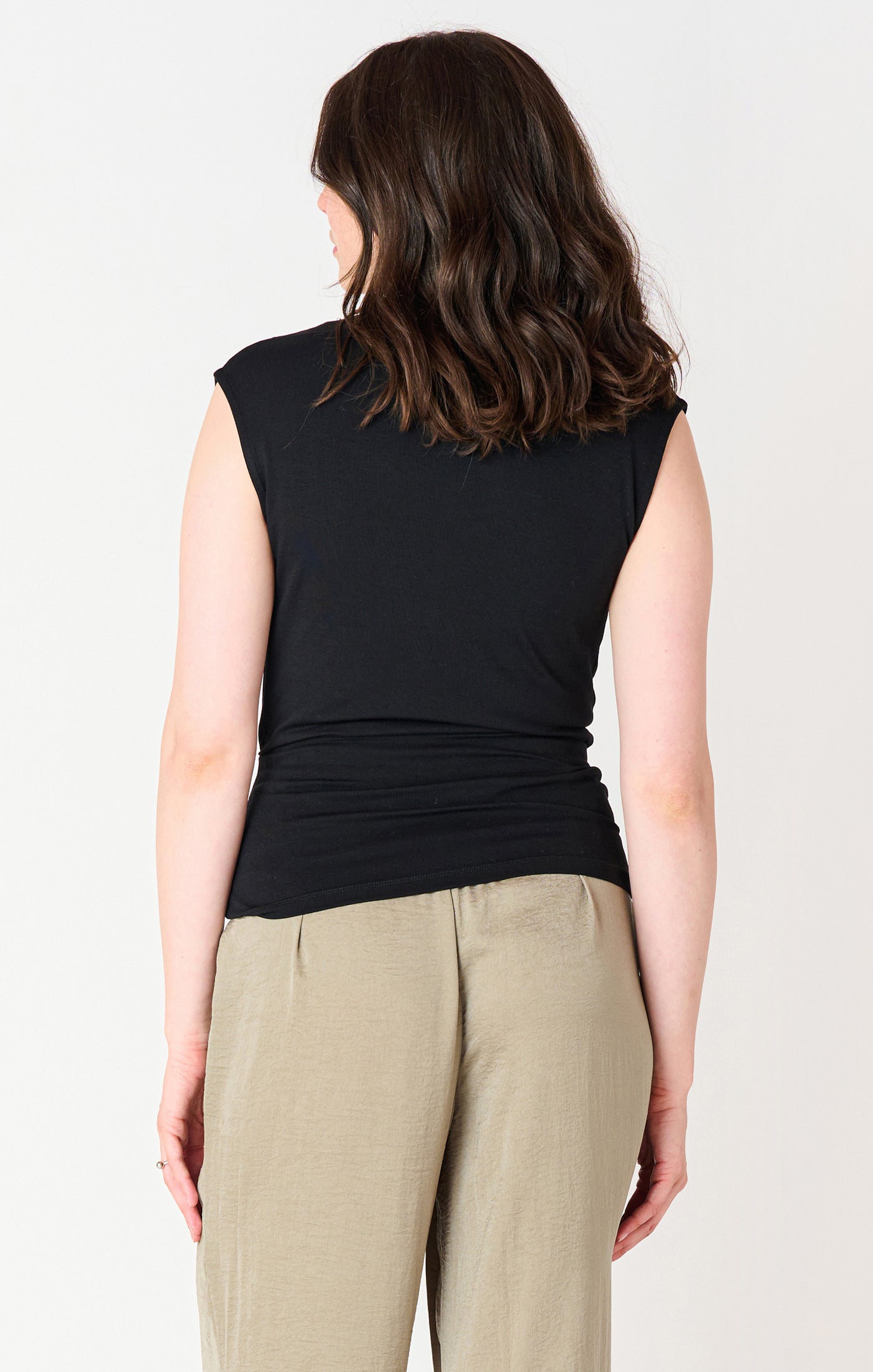 Eliana Draped Tank-Tank Tops-Vixen Collection, Day Spa and Women's Boutique Located in Seattle, Washington