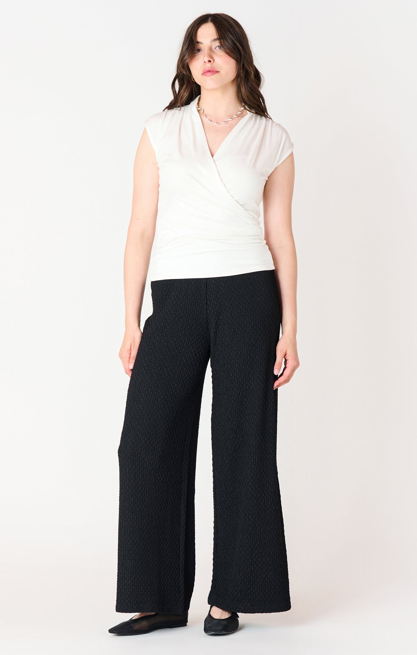 Eliana Draped Tank-Tank Tops-Vixen Collection, Day Spa and Women's Boutique Located in Seattle, Washington