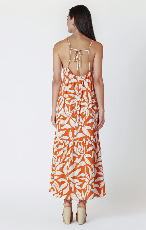 Palm Leaf Maxi Dress-Dresses-Vixen Collection, Day Spa and Women's Boutique Located in Seattle, Washington