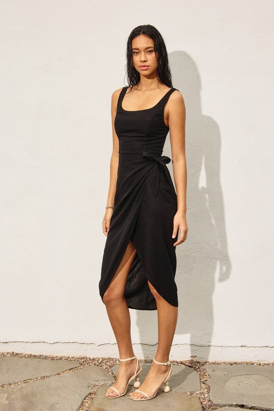 Aradia Wrap Dress-Dresses-Vixen Collection, Day Spa and Women's Boutique Located in Seattle, Washington
