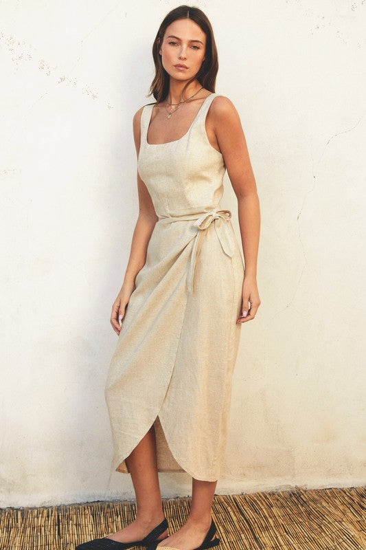 Aradia Wrap Dress-Dresses-Vixen Collection, Day Spa and Women's Boutique Located in Seattle, Washington