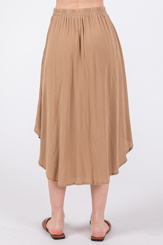 Real Love Button Maxi Skirt-Skirts-Vixen Collection, Day Spa and Women's Boutique Located in Seattle, Washington