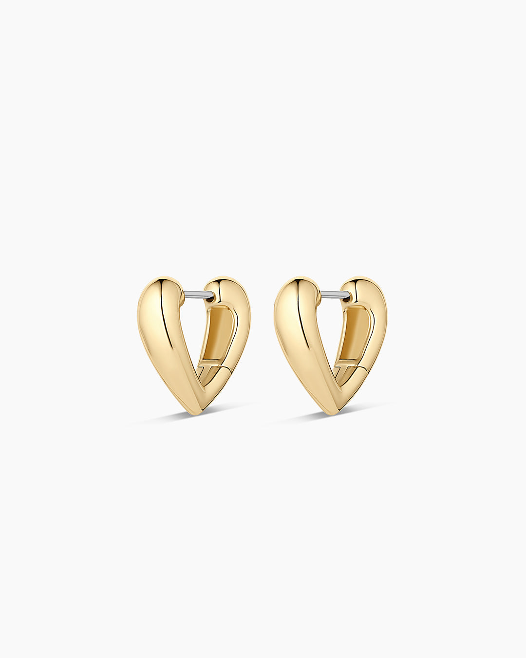 Amour Heart Huggies-Earrings-Vixen Collection, Day Spa and Women's Boutique Located in Seattle, Washington