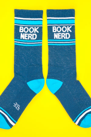 Book Nerd Gym Crew Socks-Socks-Vixen Collection, Day Spa and Women's Boutique Located in Seattle, Washington