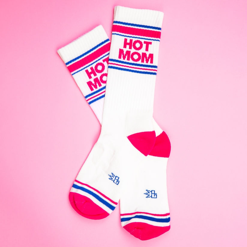 Hot Mom Gym Crew Socks-Socks-Vixen Collection, Day Spa and Women's Boutique Located in Seattle, Washington