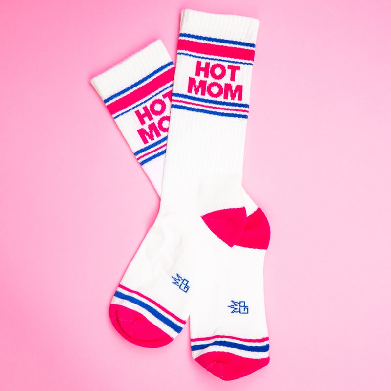 Hot Mom Gym Crew Socks-Socks-Vixen Collection, Day Spa and Women's Boutique Located in Seattle, Washington