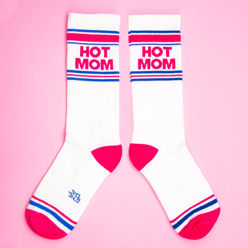 Hot Mom Gym Crew Socks-Socks-Vixen Collection, Day Spa and Women's Boutique Located in Seattle, Washington