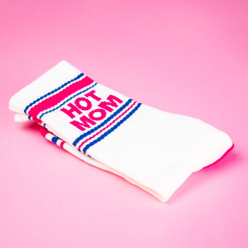 Hot Mom Gym Crew Socks-Socks-Vixen Collection, Day Spa and Women's Boutique Located in Seattle, Washington