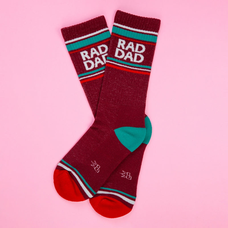 Rad Dad Gym Crew Socks-Socks-Vixen Collection, Day Spa and Women's Boutique Located in Seattle, Washington