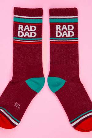 Rad Dad Gym Crew Socks-Socks-Vixen Collection, Day Spa and Women's Boutique Located in Seattle, Washington