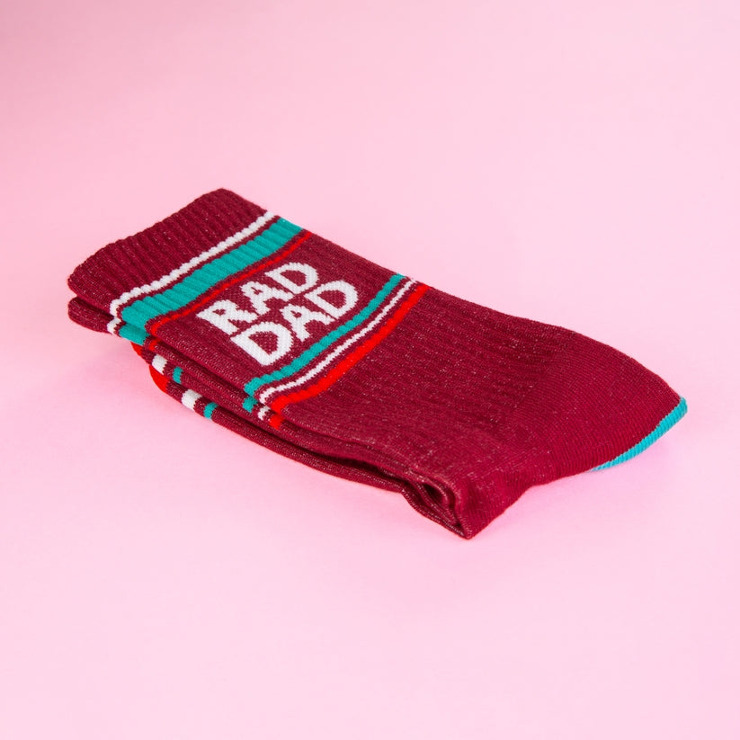 Rad Dad Gym Crew Socks-Socks-Vixen Collection, Day Spa and Women's Boutique Located in Seattle, Washington