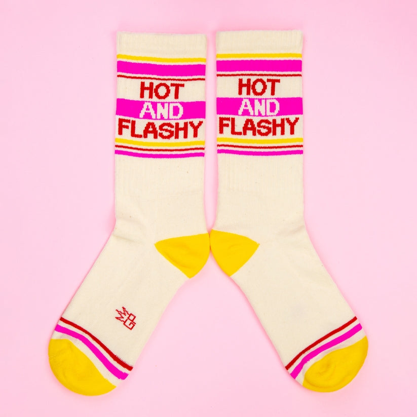 Hot and Flashy Gym Crew Socks-Socks-Vixen Collection, Day Spa and Women's Boutique Located in Seattle, Washington